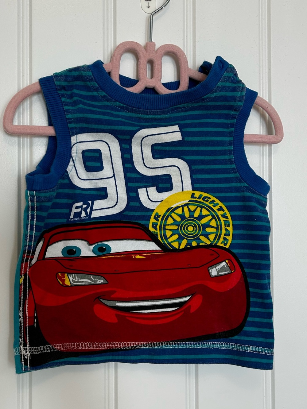 3/15 Cars Lightening McQueen Muscle Tank Infant 3-6M